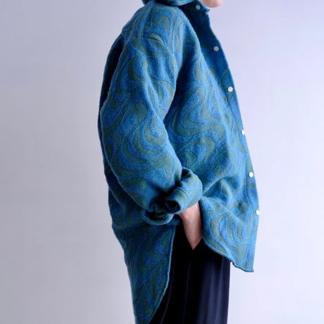 N.C.  "O.F SHIRT"  vintage U.S fabric