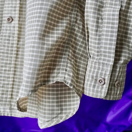 old mont-bell plaid shirt