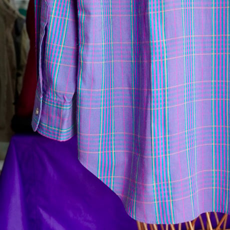 old mont-bell plaid shirt