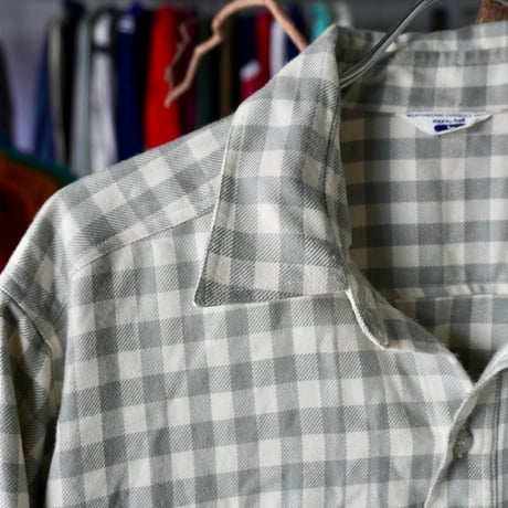 old mont-bell plaid shirt