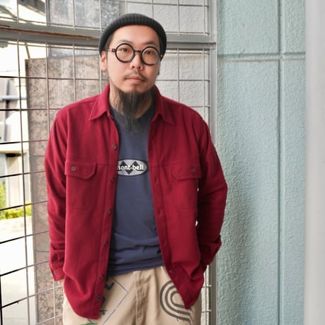old mont-bell fleece shirt