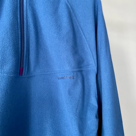 old mont-bell  half zip fleece P/O