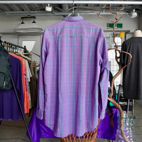 old mont-bell plaid shirt