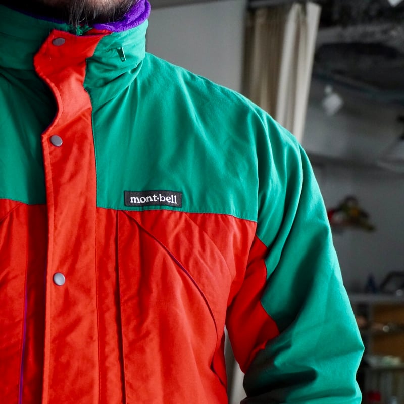 old mont-bell awesome color nylon jacket | HIGE