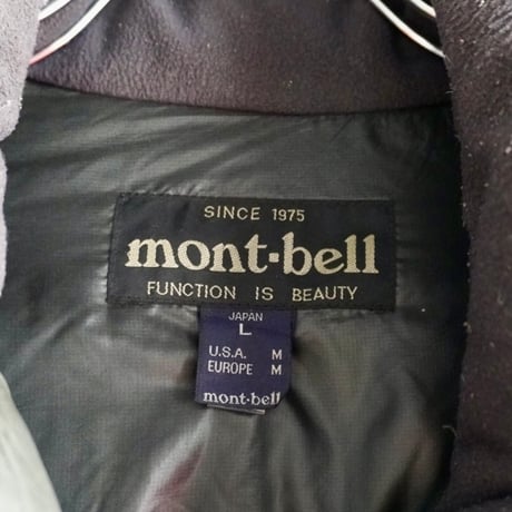 old mont-bell down jacket