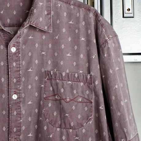 old mont-bell  winds all pattern shirts