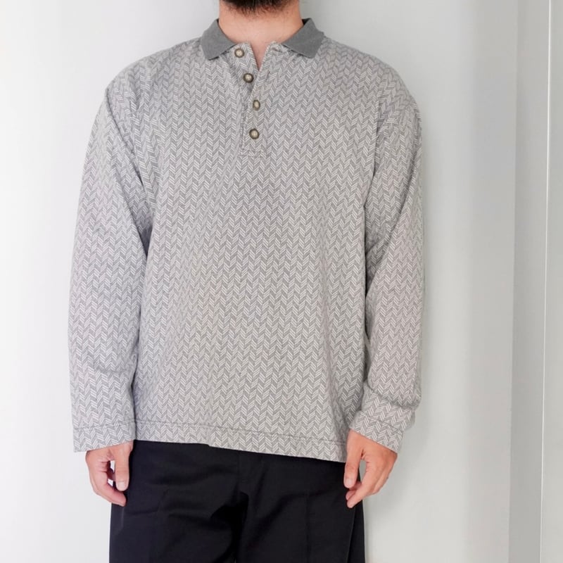 PERRY ELLIS L/S polo | HIGE OSAKA ONLINE STORE