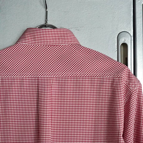 old mont-bell plaid shirt