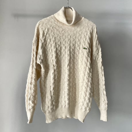 lacoste turtle knit