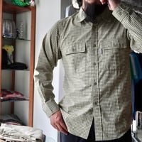 old mont-bell plaid shirt