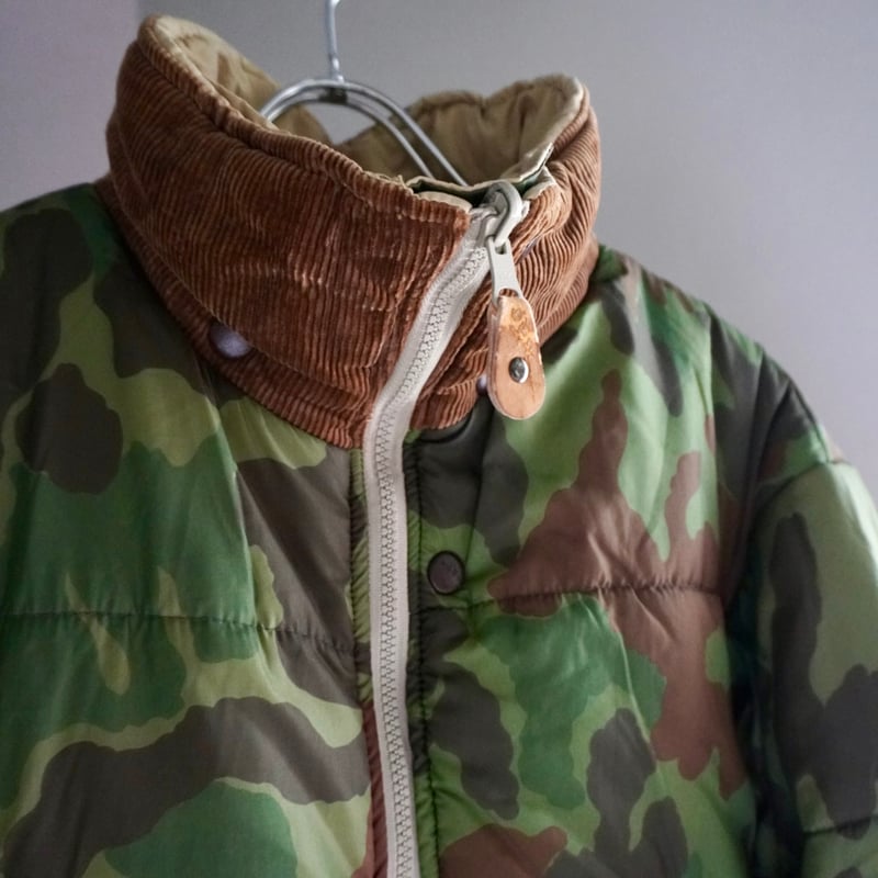 mont-bell ジャケット フード付き　リバーシブル モンベル mont bell *リバーシブルダウンパーカー*130ブルー