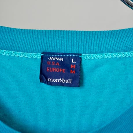 old mont-bell print Tee