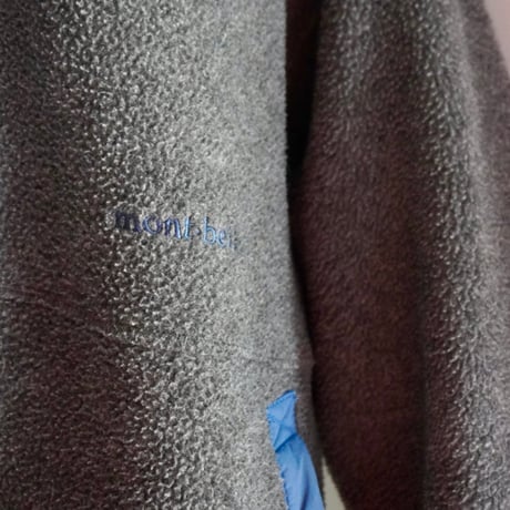 old mont-bell fleece half zip P/O
