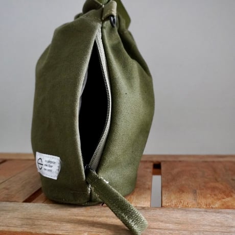 THE CORE OF THINGS × N.C reversible pouch bag stencil  3
