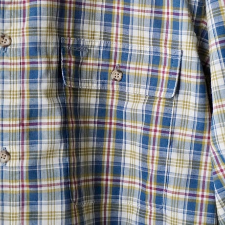 old mont-bell plaid shirt