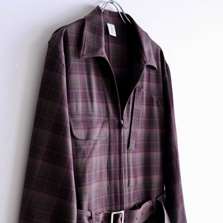 N.C.  "A.R SUIT"  brown plaid