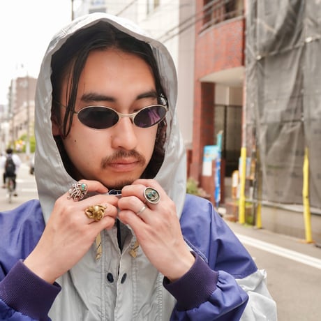 old mont-bell 2tone nylon anorak