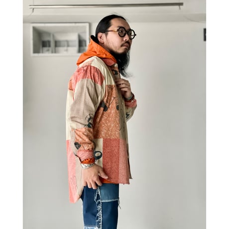 N.C.  "O.F SHIRT"  character orange