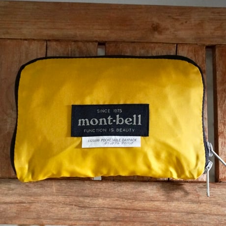 old mont-bell pocketable day pack  Yellow