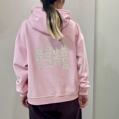 N.C.  "Goodbye Boredom"  HOODIE pink