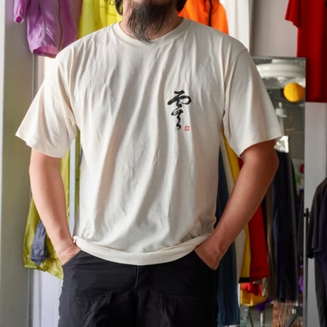 old mont-bell ZERO POINT print Tee