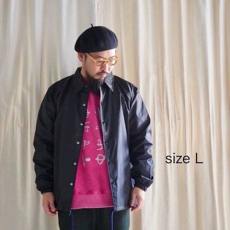 A(C) × HIGE COACH JACKET black