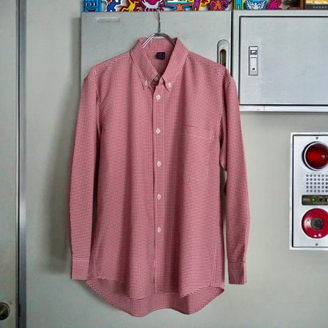old mont-bell plaid shirt