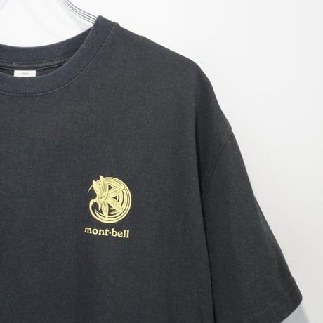 old mont-bell good print Tee