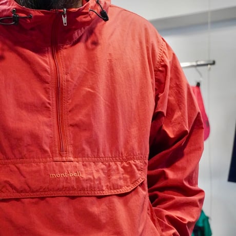 old mont-bell nylon anorak