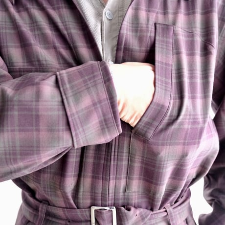N.C.  "A.R SUIT"  brown plaid