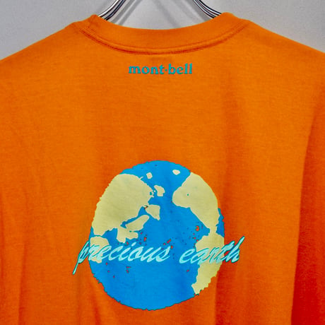 old mont-bell good print Tee