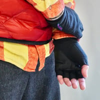 old mont-bell fingerless glove dead stock