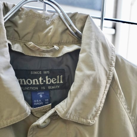 old mont-bell nylon coat