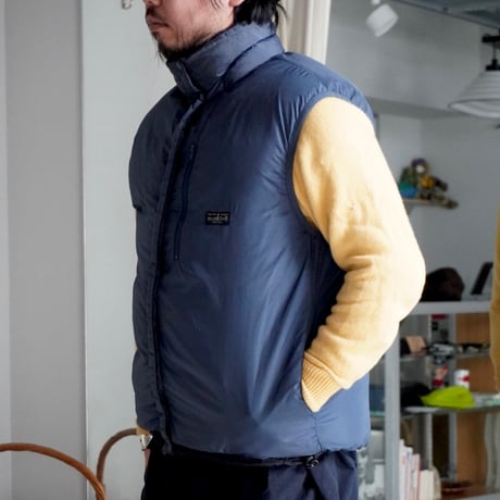 old mont-bell down vest reversible