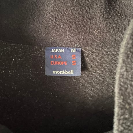 old mont-bell  half zip fleece P/O
