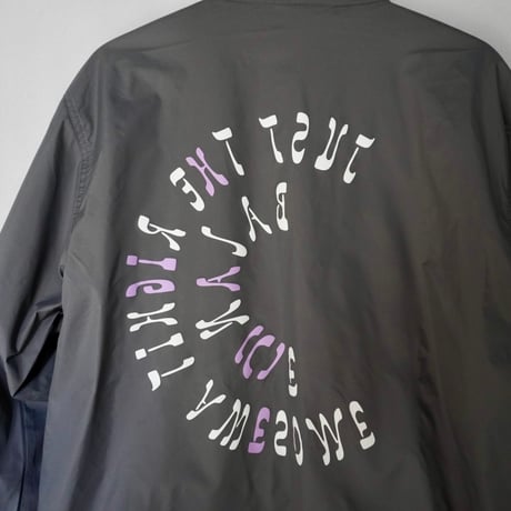 A(C) × HIGE COACH JACKET cement