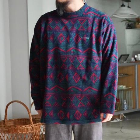 old mont-bell all pattern fleece