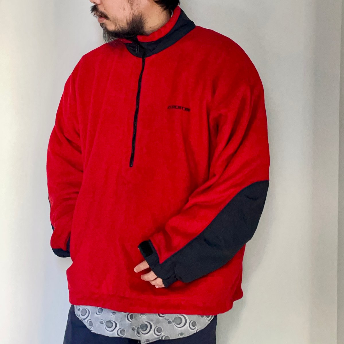old mont-bell ZERO POINT fleece half zip P/O | 