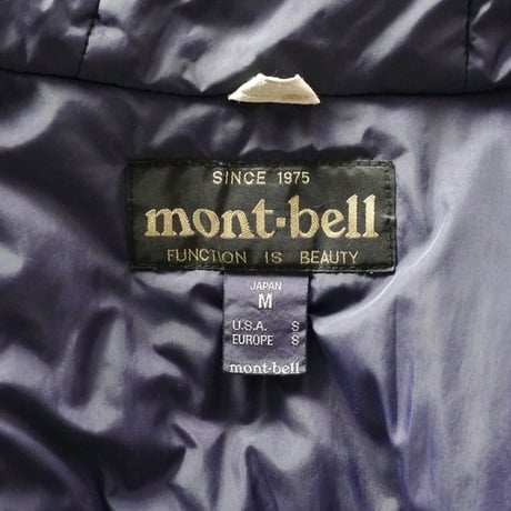 old mont-bell puffer jacket