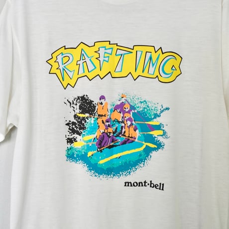 old mont-bell good print Tee