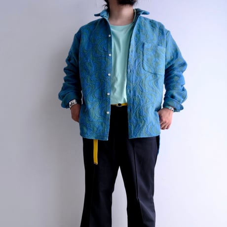 N.C.  "O.F SHIRT"  vintage U.S fabric