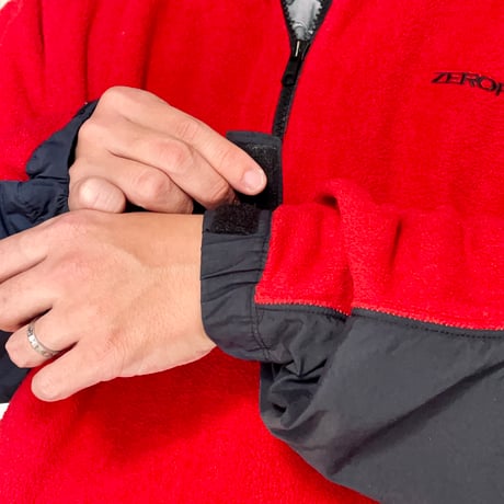 old mont-bell ZERO POINT fleece half zip P/O