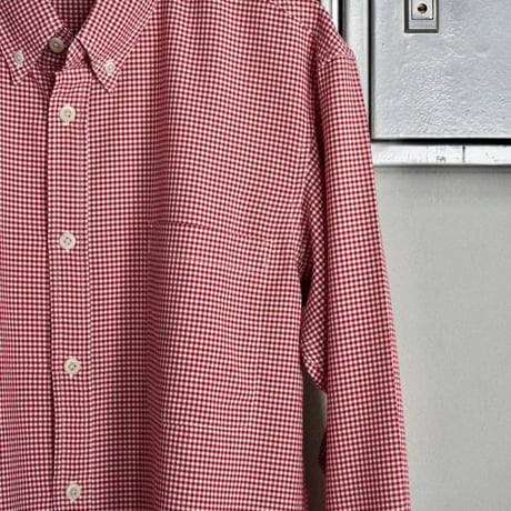 old mont-bell plaid shirt
