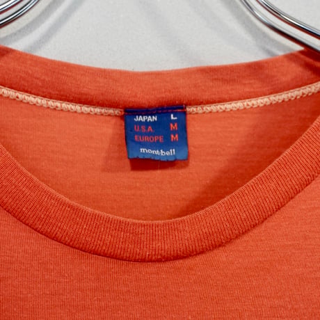 old mont-bell good print Tee