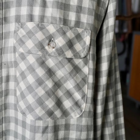 old mont-bell plaid shirt