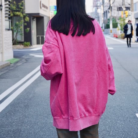 mate sweat  pink × silver