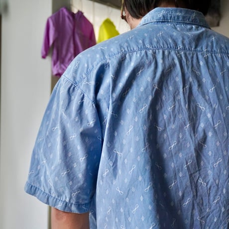 old mont-bell  winds all pattern shirts