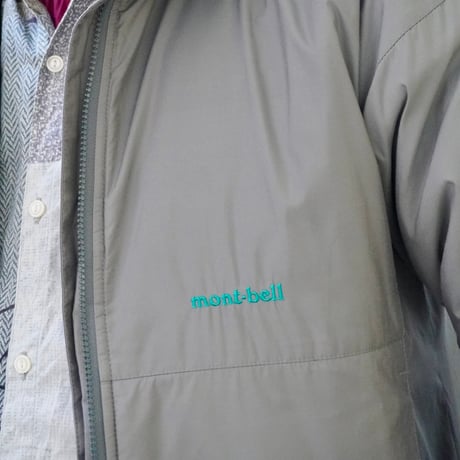 old mont-bell nylon fleece jacket