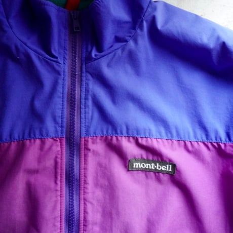 old mont-bell nylon fleece switching jacket