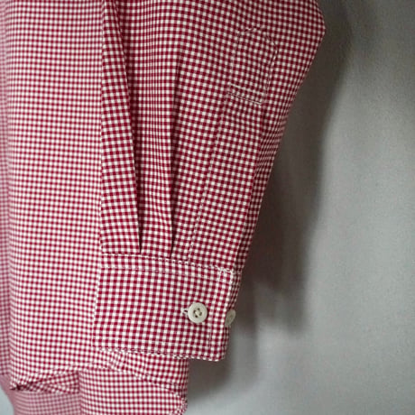 old mont-bell plaid shirt